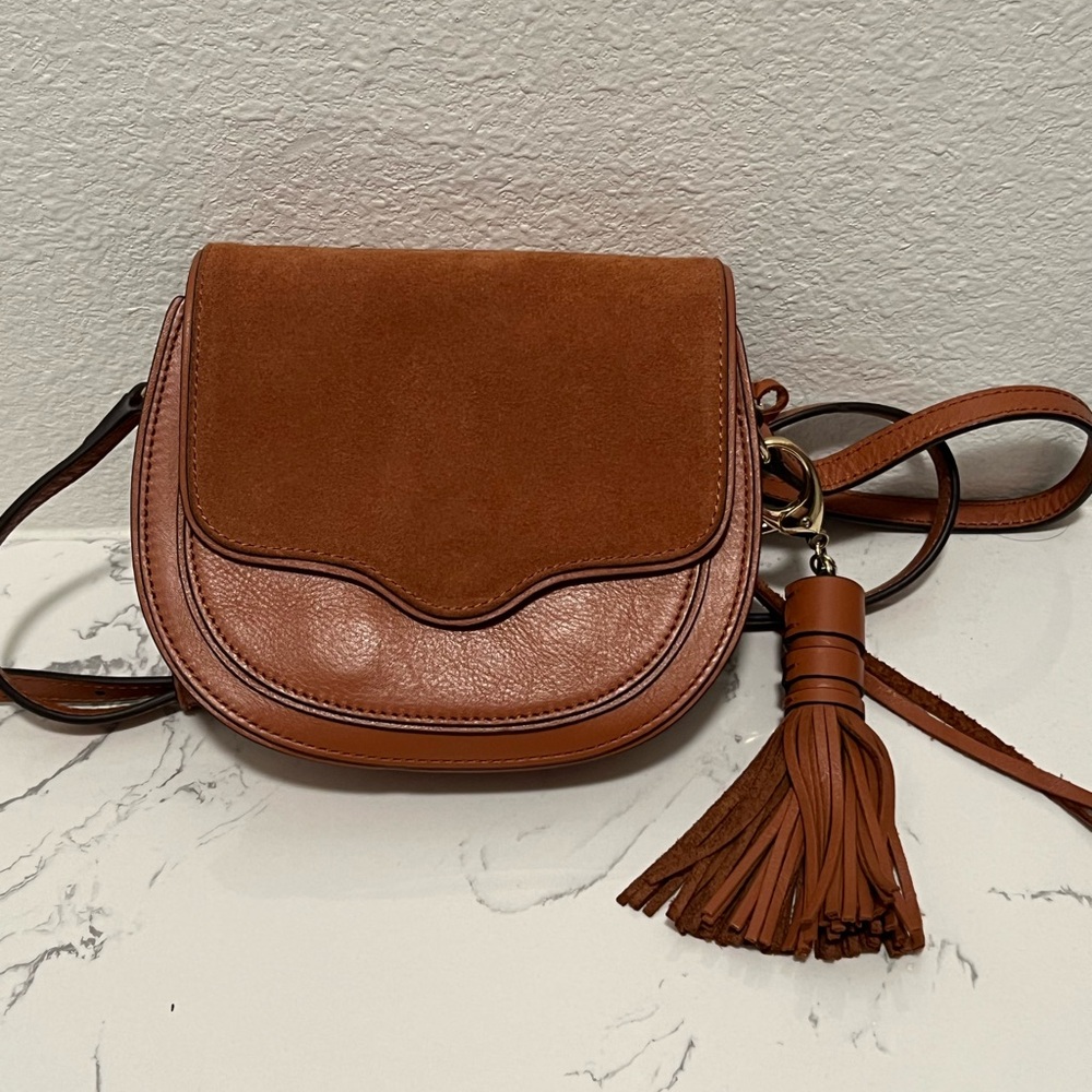 Leather crossbody bag